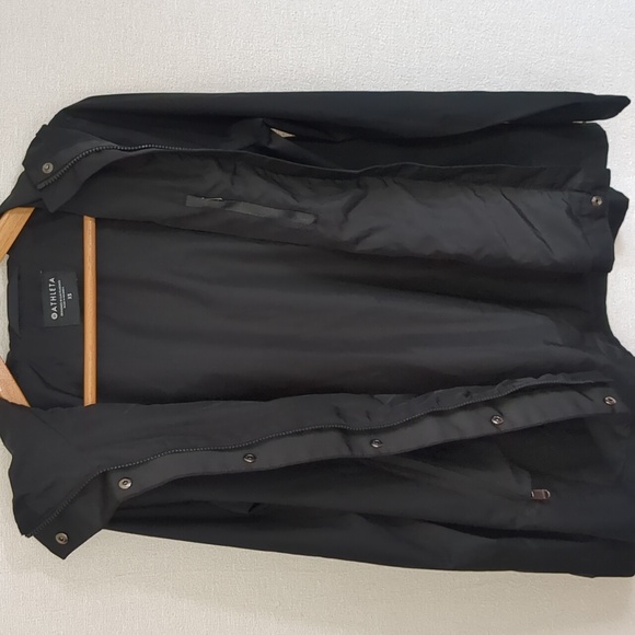 Athleta Sutro Rain Jacket Black Women's Size XS Oversized Like New - Picture 13 of 15